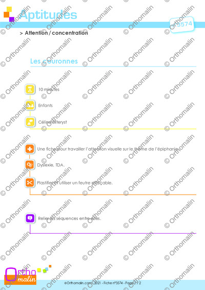 Page 1 de la fiche