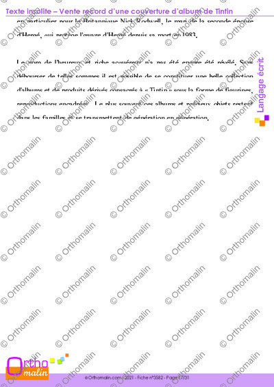 Page 17 de la fiche