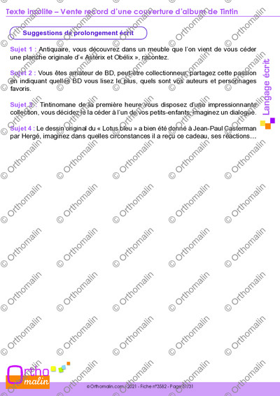 Page 31 de la fiche