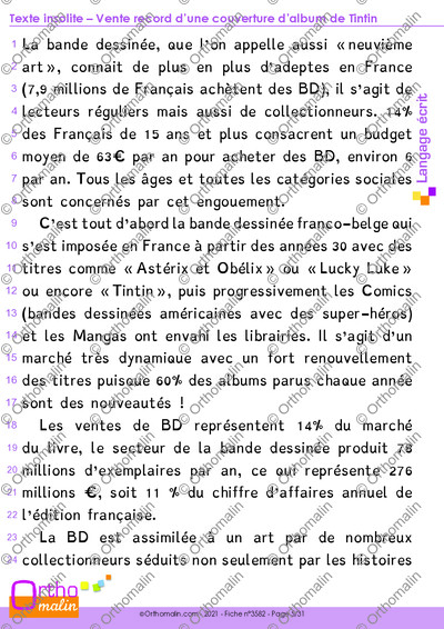 Page 5 de la fiche