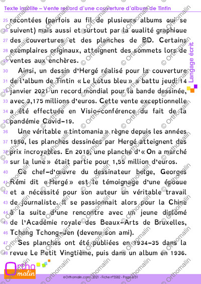 Page 6 de la fiche