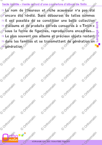 Page 8 de la fiche
