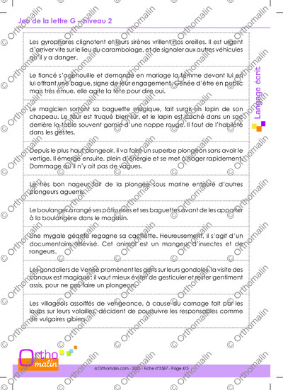 Page 4 de la fiche