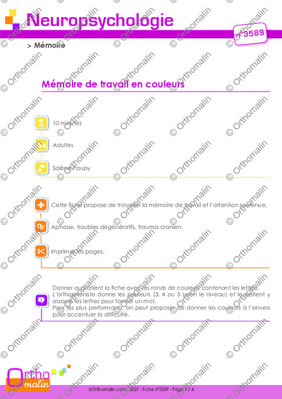 Page 1 de la fiche