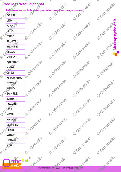 Page 3 de la fiche