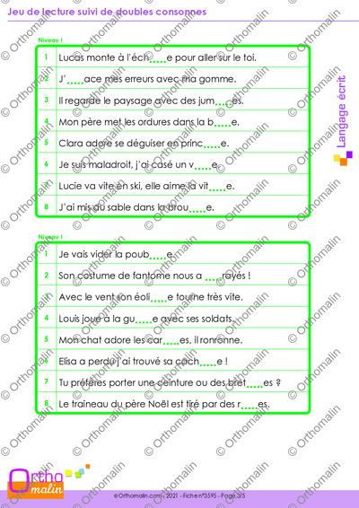 Page 3 de la fiche