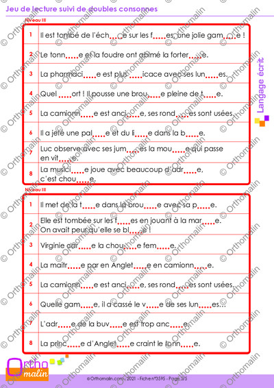 Page 5 de la fiche
