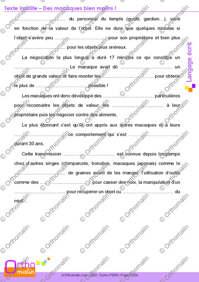 Page 15 de la fiche