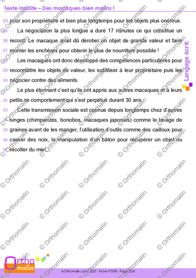 Page 3 de la fiche