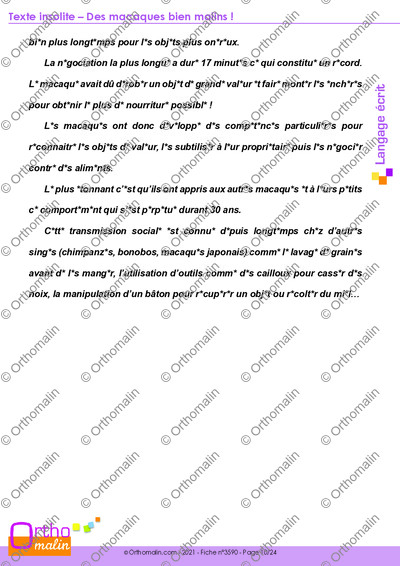 Page 10 de la fiche