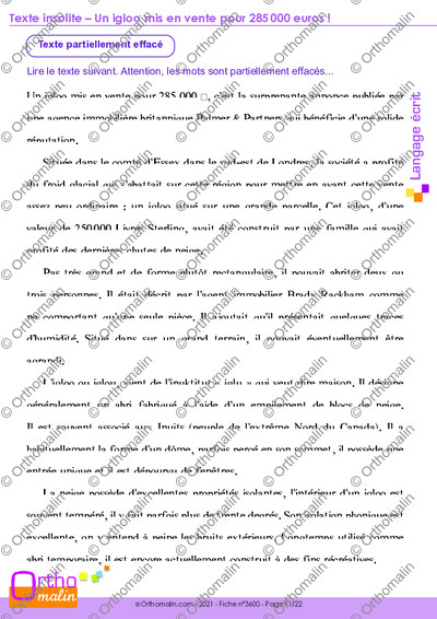 Page 11 de la fiche