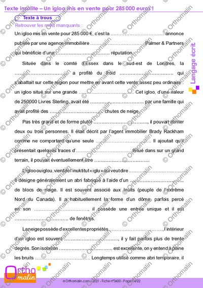 Page 14 de la fiche