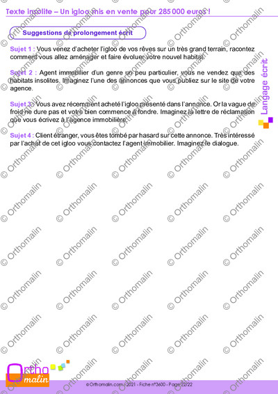 Page 22 de la fiche