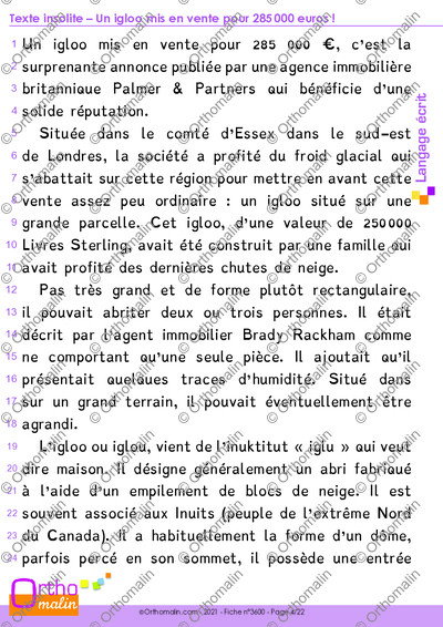 Page 4 de la fiche