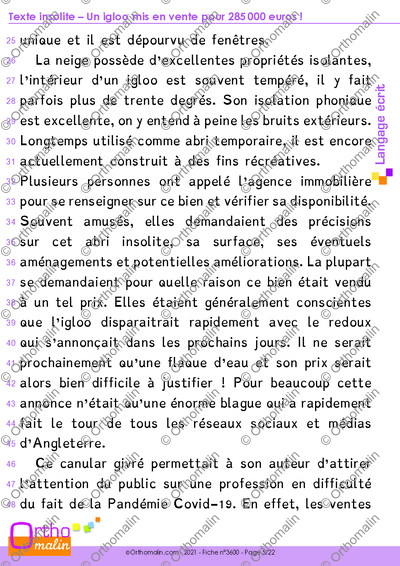 Page 5 de la fiche