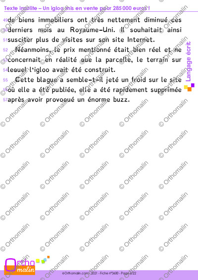 Page 6 de la fiche