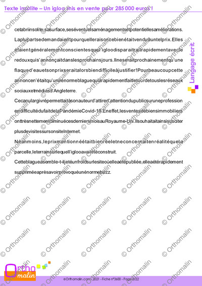 Page 8 de la fiche