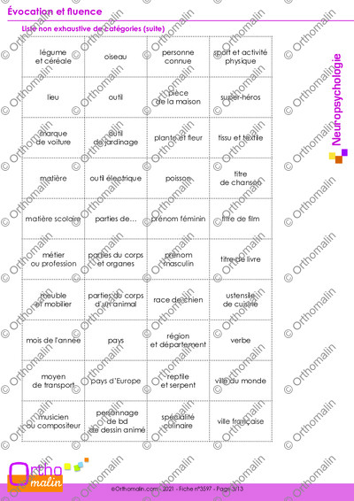 Page 3 de la fiche