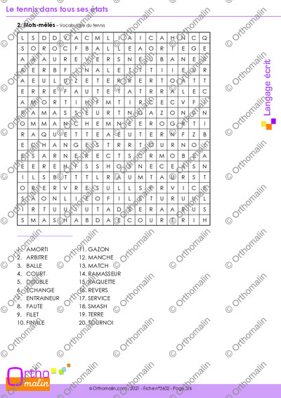 Page 3 de la fiche
