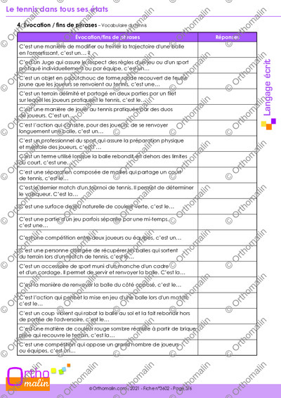 Page 5 de la fiche