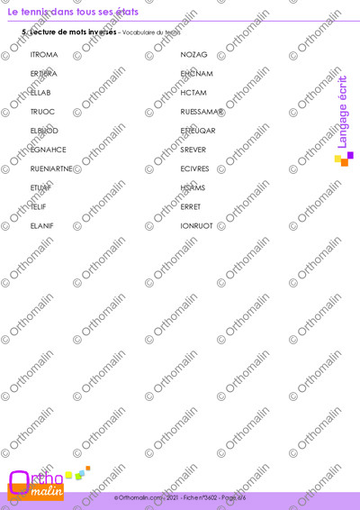 Page 6 de la fiche