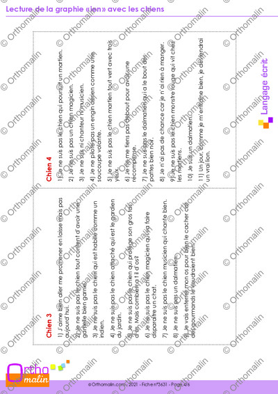 Page 4 de la fiche