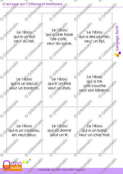 Page 6 de la fiche