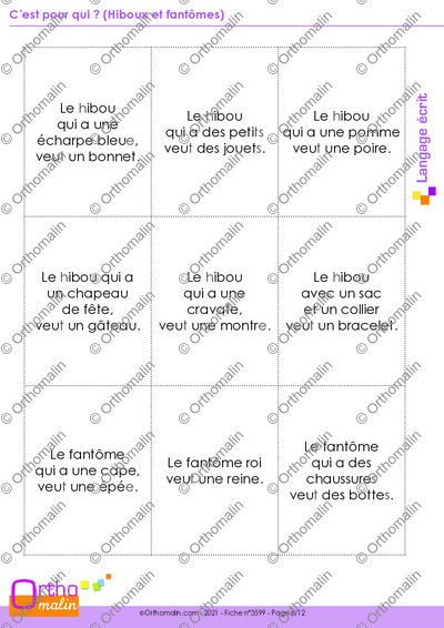 Page 8 de la fiche