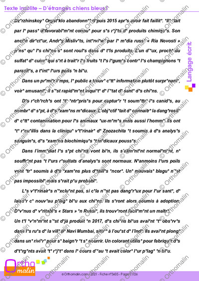 Page 11 de la fiche