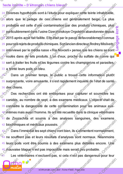 Page 3 de la fiche