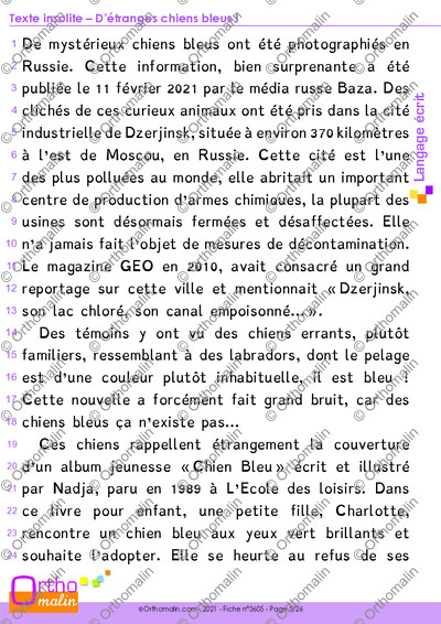 Page 5 de la fiche