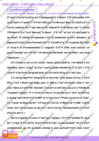 Page 10 de la fiche