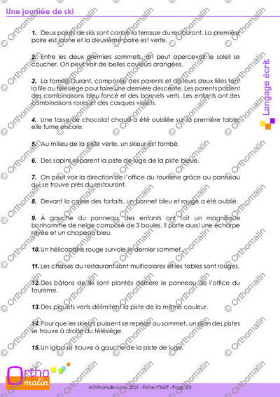 Page 3 de la fiche