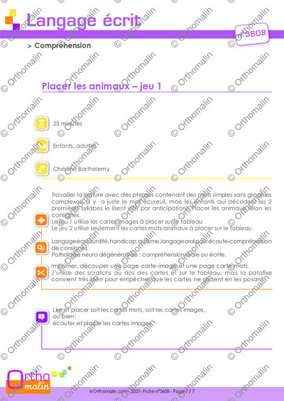 Page 1 de la fiche