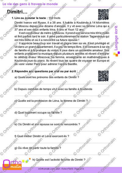 Page 2 de la fiche