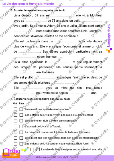 Page 6 de la fiche