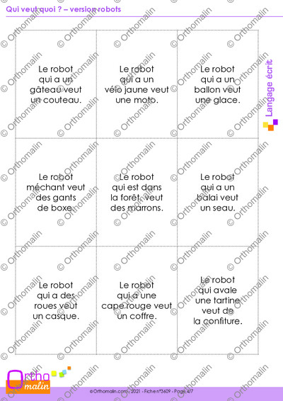 Page 4 de la fiche