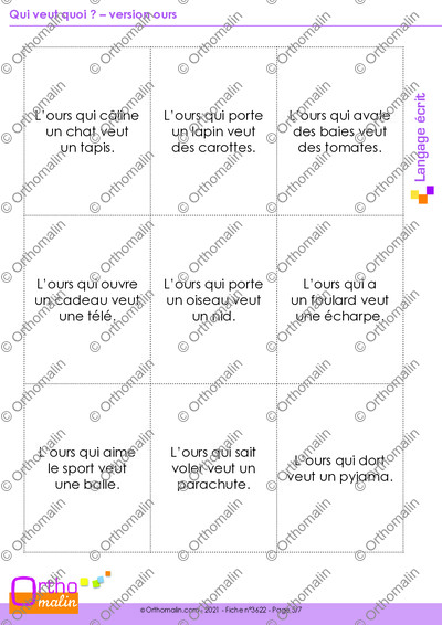 Page 5 de la fiche