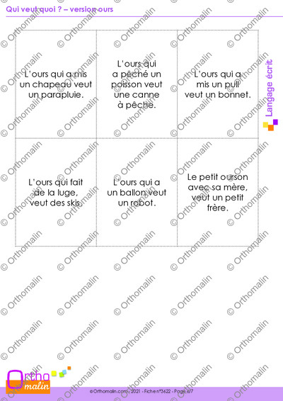 Page 6 de la fiche