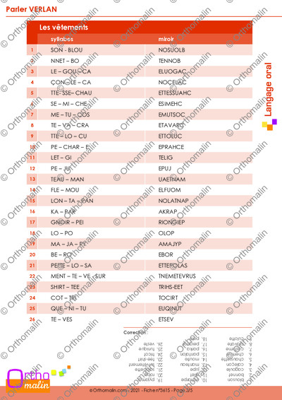 Page 3 de la fiche