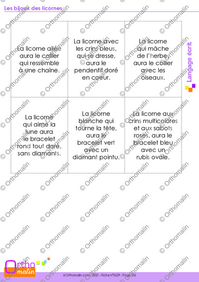 Page 5 de la fiche
