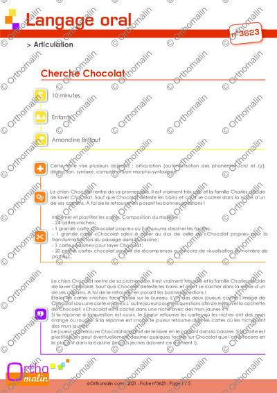 Page 1 de la fiche