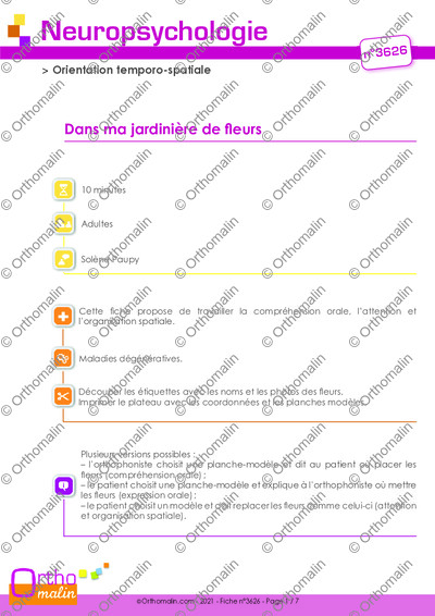 Page 1 de la fiche