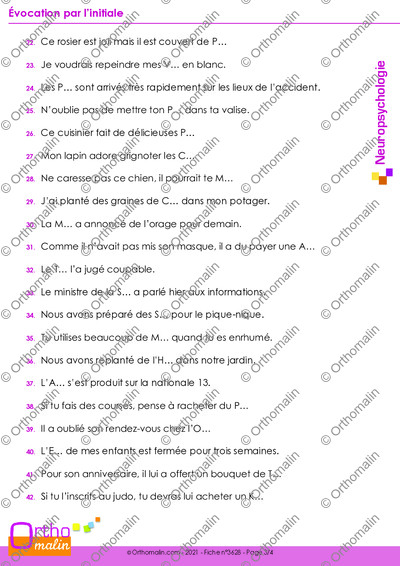 Page 3 de la fiche
