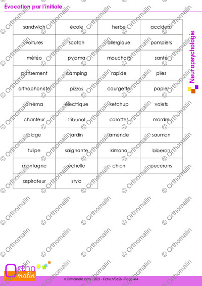 Page 4 de la fiche