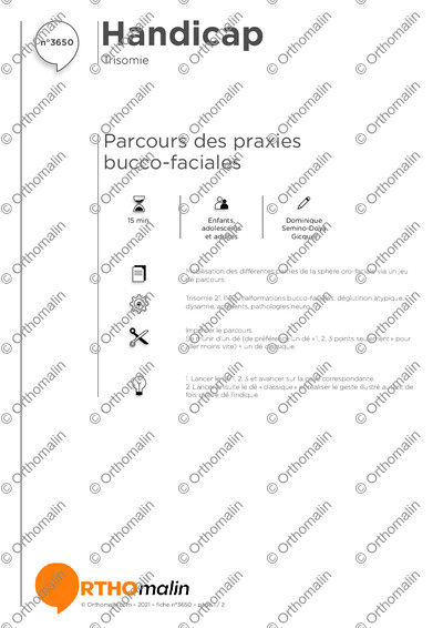 Page 1 de la fiche