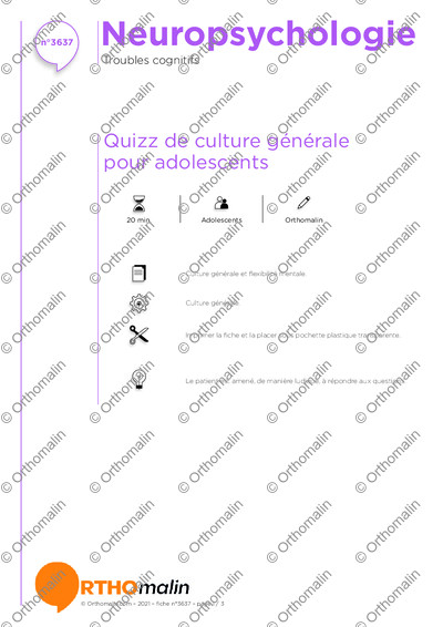 Page 1 de la fiche