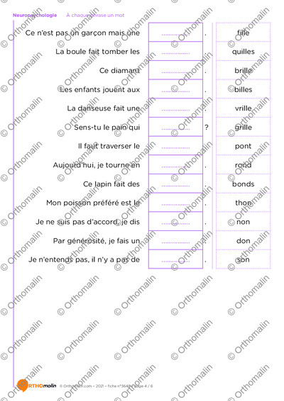 Page 4 de la fiche