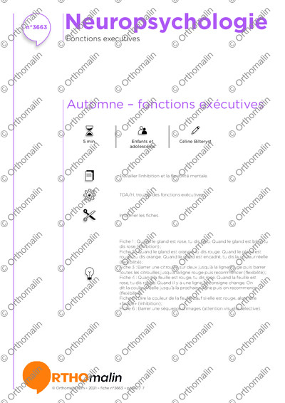 Page 1 de la fiche