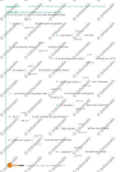 Page 3 de la fiche